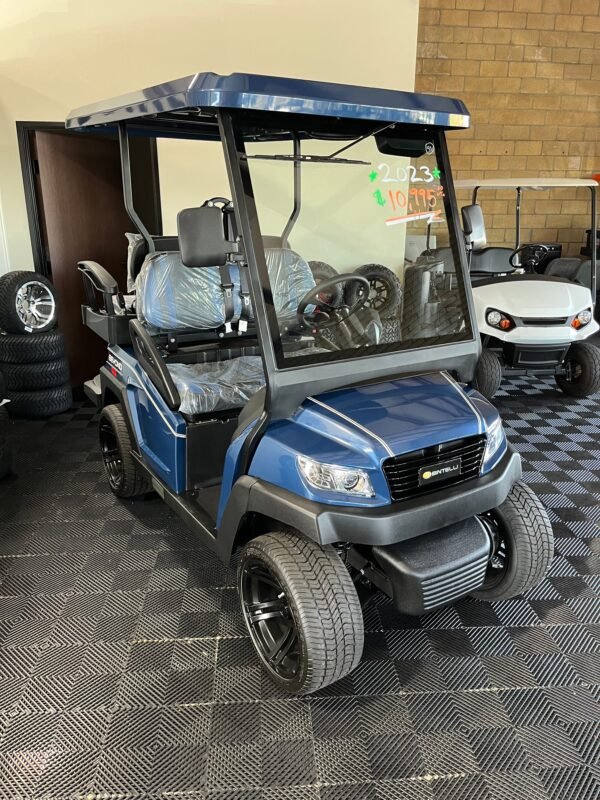 **$1,000 OFF**  2024 Bintelli - Beyond in Navy Blue 4PR Golf Cart w/ NEW 105ah Lithium Battery - Image 6
