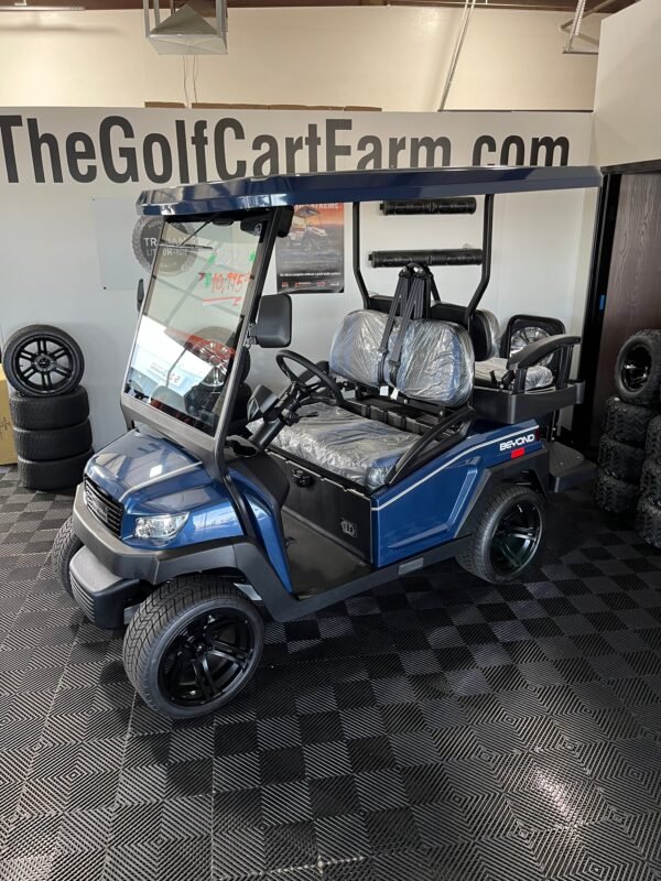 **$1,000 OFF**  2024 Bintelli - Beyond in Navy Blue 4PR Golf Cart w/ NEW 105ah Lithium Battery - Image 7