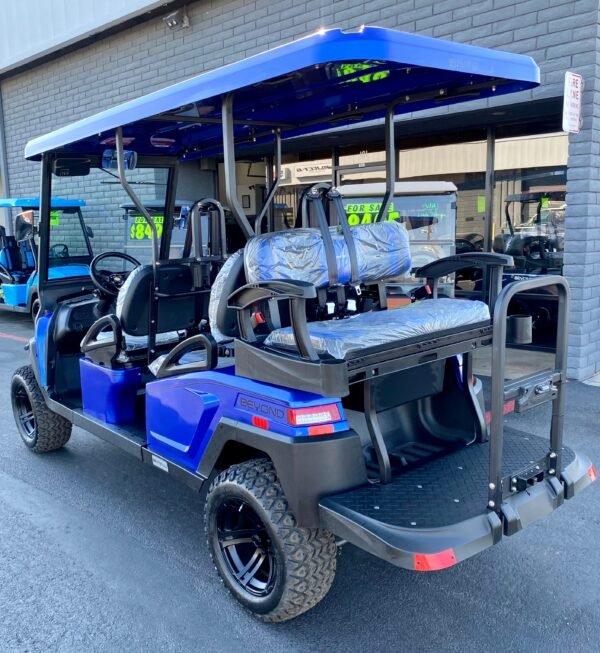 **$1,000 OFF**  2024 Bintelli-Beyond in Hydro Blue Lifted Limo 6PR Golf Cart w/ NEW 105ah Lithium Battery - Image 7