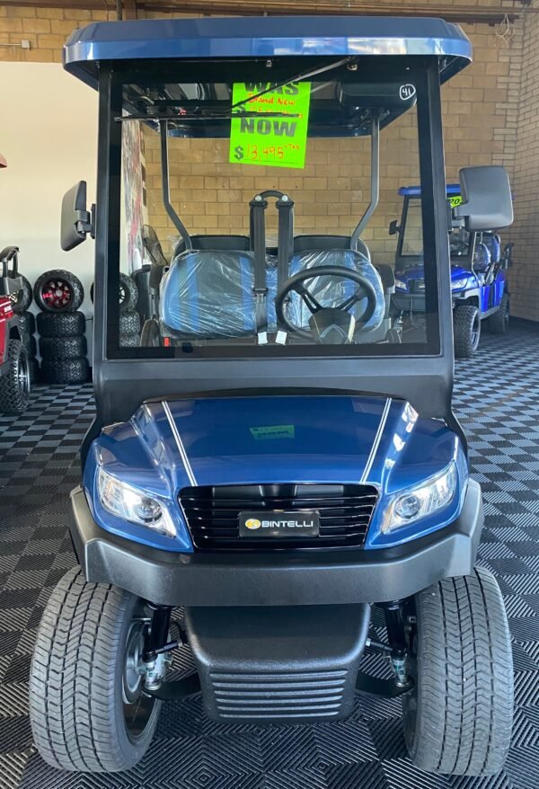 **$1,000 OFF**  2024 Bintelli - Beyond in Navy Blue 4PR Golf Cart w/ NEW 105ah Lithium Battery - Image 2