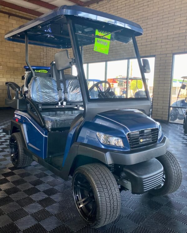 **$1,000 OFF**  2024 Bintelli - Beyond in Navy Blue 4PR Golf Cart w/ NEW 105ah Lithium Battery - Image 3