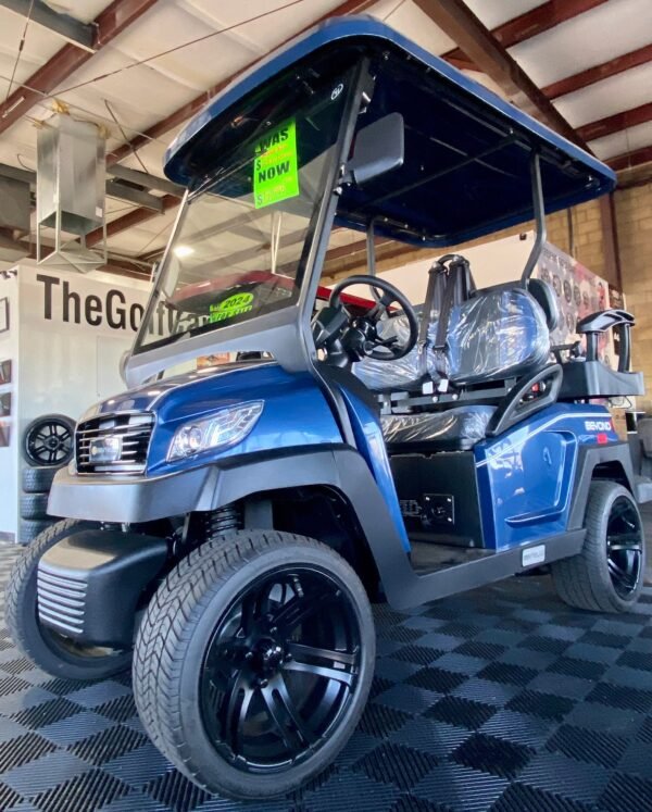 **$1,000 OFF**  2024 Bintelli - Beyond in Navy Blue 4PR Golf Cart w/ NEW 105ah Lithium Battery - Image 4