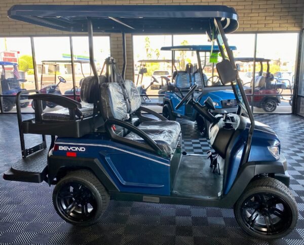 **$1,000 OFF**  2024 Bintelli - Beyond in Navy Blue 4PR Golf Cart w/ NEW 105ah Lithium Battery - Image 5