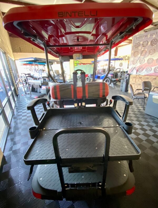 **$1,000 OFF**  2024 Bintelli- Beyond in Red 4PR Golf Cart w/ NEW 105AH Lithium Battery - Image 6