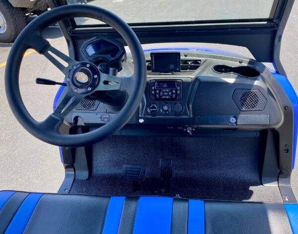 2023 Bintelli- Beyond in Hydro Blue 6PR Limo Golf Cart w/ Cooler - Image 9