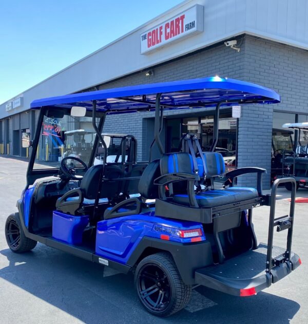 2023 Bintelli- Beyond in Hydro Blue 6PR Limo Golf Cart w/ Cooler - Image 3