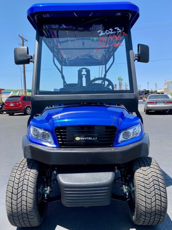 2023 Bintelli- Beyond in Hydro Blue 6PR Limo Golf Cart w/ Cooler - Image 5