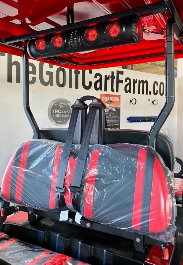 **$1,000 OFF**  2024 BINTELLI - LIFTED - RED BEYOND GOLF CART 4 PASSENGER W/ NEW LITHIUM BATTERY - Image 6