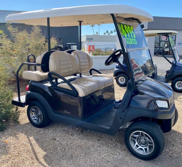 2019 Club Car Tempo 4 Passenger Golf Cart with Brand New 50ah Lithium Battery and Extended Roof - Image 2