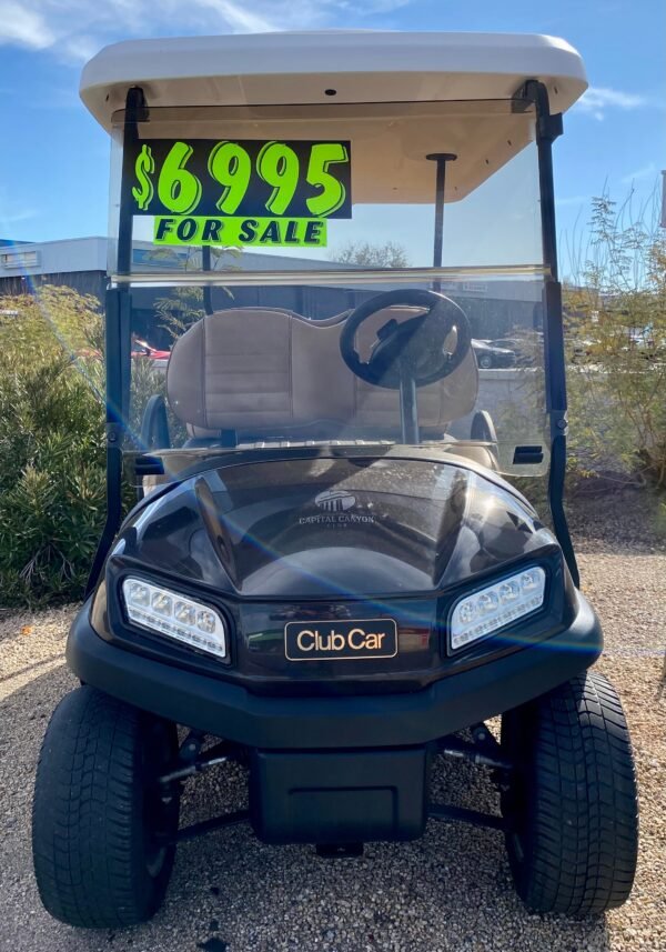 2019 Club Car Tempo 4 Passenger Golf Cart with Brand New 50ah Lithium Battery and Extended Roof - Image 5