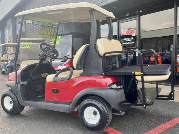 2020 CLUB CAR - TEMPO IN MAROON 4PR GOLF CART W/ NEW LITHIUM BATTERY - Image 5