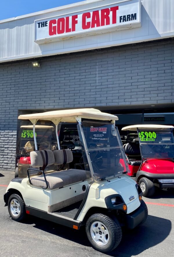 Weekly Deal!! 2002 Yamaha G22 in White 2PR Golf Cart