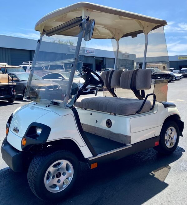 Weekly Deal!! 2002 Yamaha G22 in White 2PR Golf Cart - Image 2